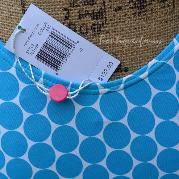 NEW! ECHO DESIGN Low Back 1-Piece Swimsuit - Picture 10 of 13